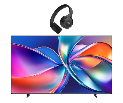 Telewizor 55" Hisense 75E7Q 75" QLED + JBL TUNE 520